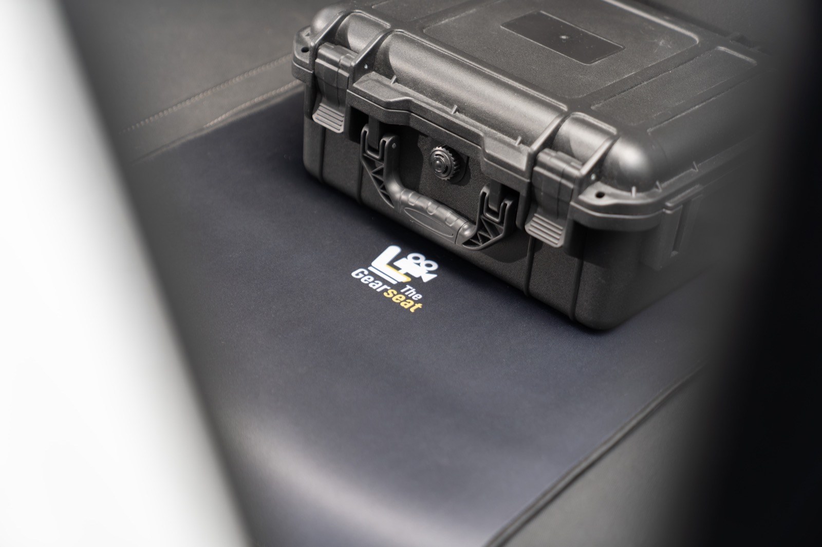 Equipment case resting on the Protection Pad