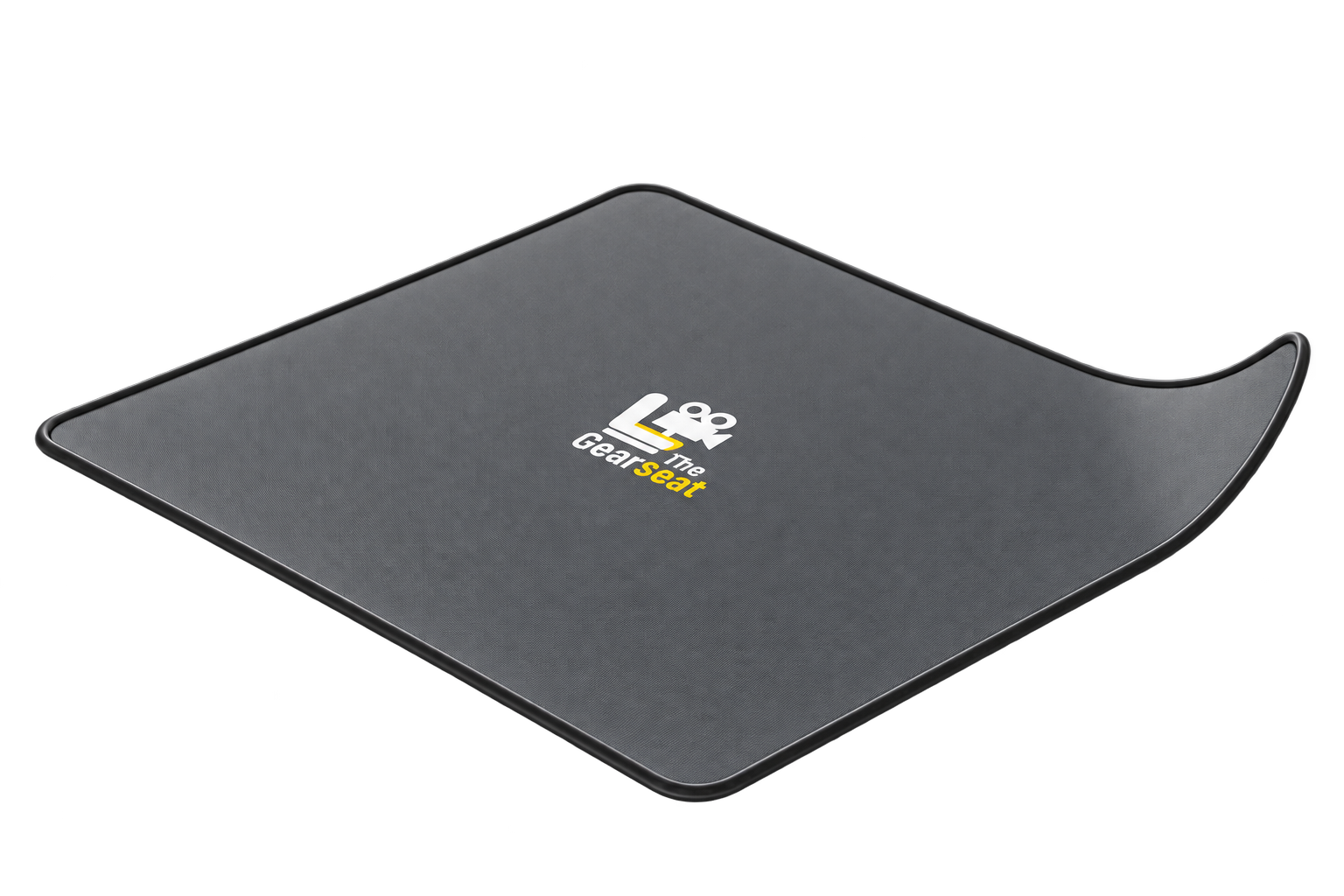 The Gearseat Protection Pad with its white and yellow logo