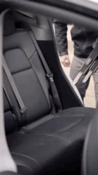 The Gearseat being mounted into a rear car seat