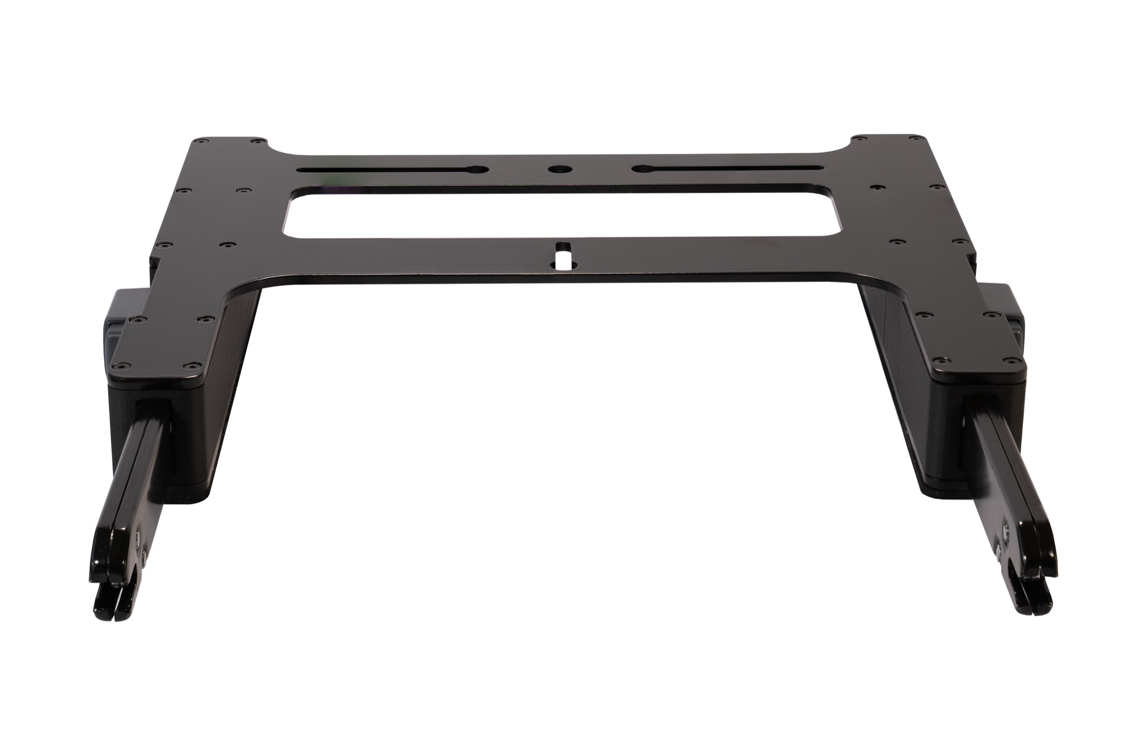 Top-down studio view of The Gearseat platform