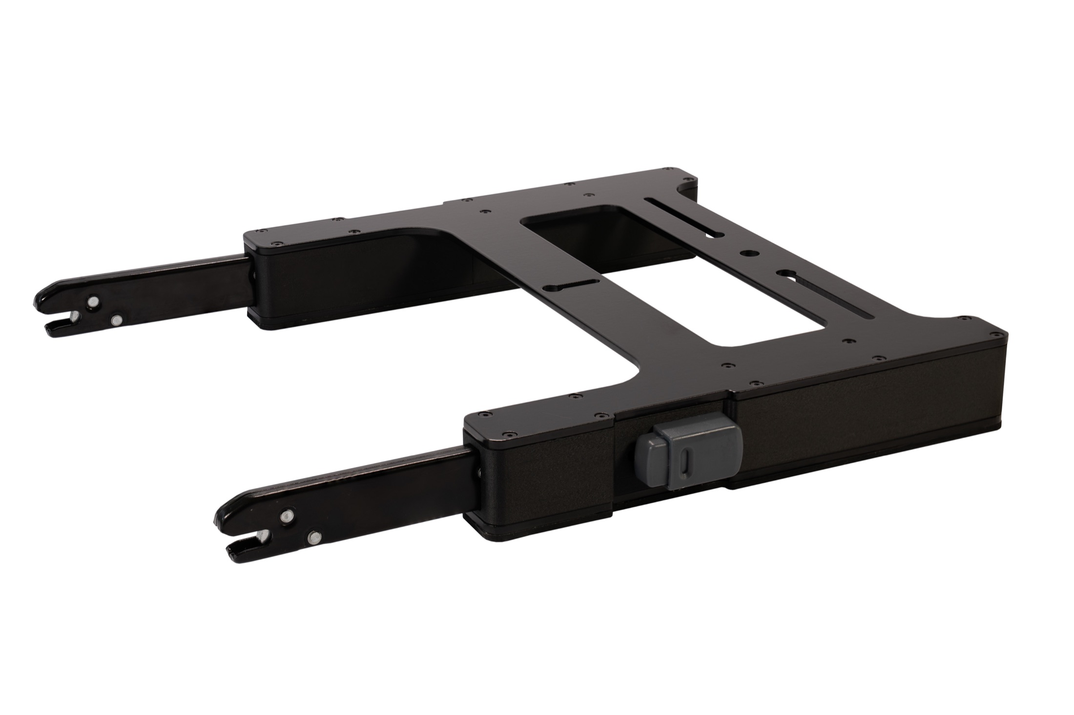 Angled studio view of The Gearseat platform and ISOFIX/LATCH arms