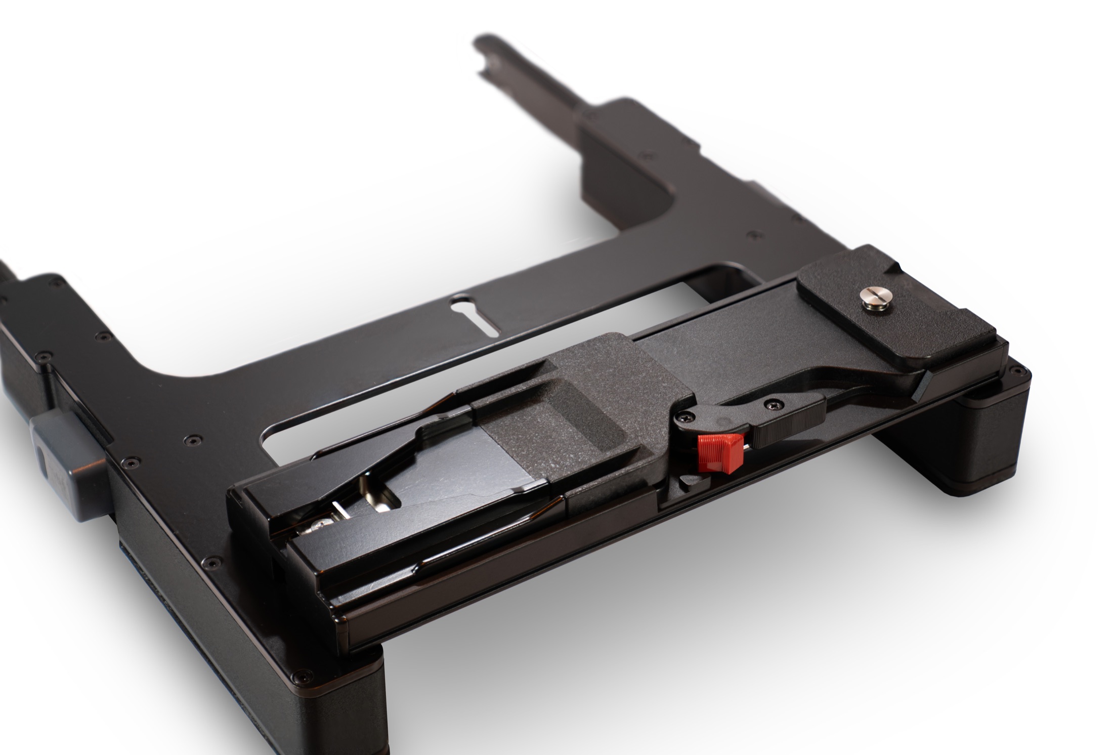 Top studio view of the VCT-14 plate mounted on The Gearseat